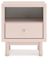 Wistenpine - Blush - One Drawer Night Stand