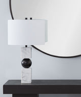 Ellendale - Table Lamp - Black / White