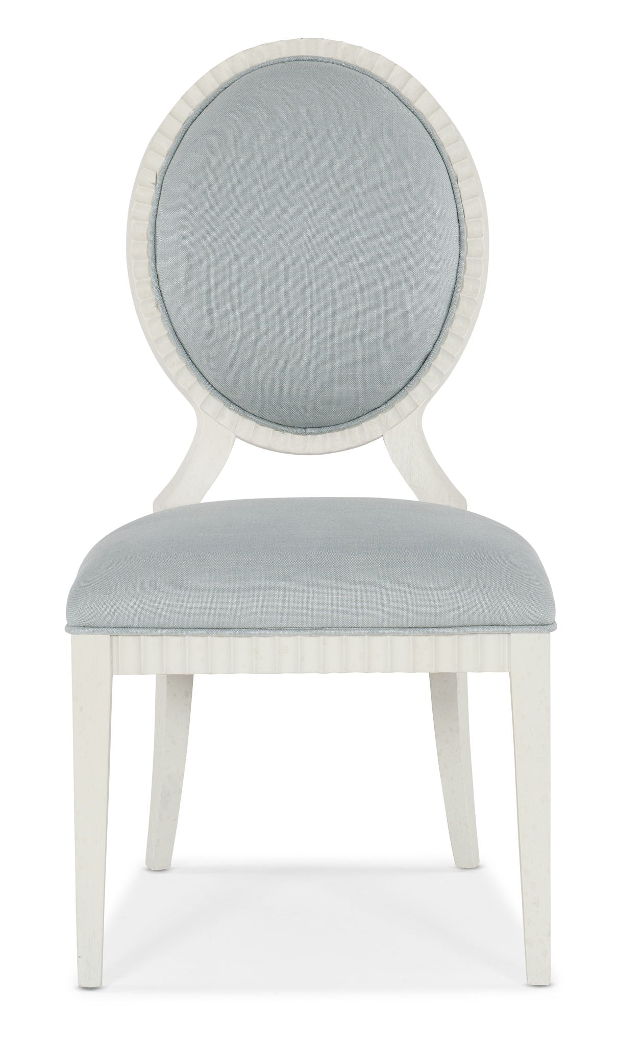 Serenity - Martinique Side Chair (Set of 2) - White / Pearl Silver
