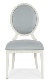 Serenity - Martinique Side Chair (Set of 2) - White / Pearl Silver