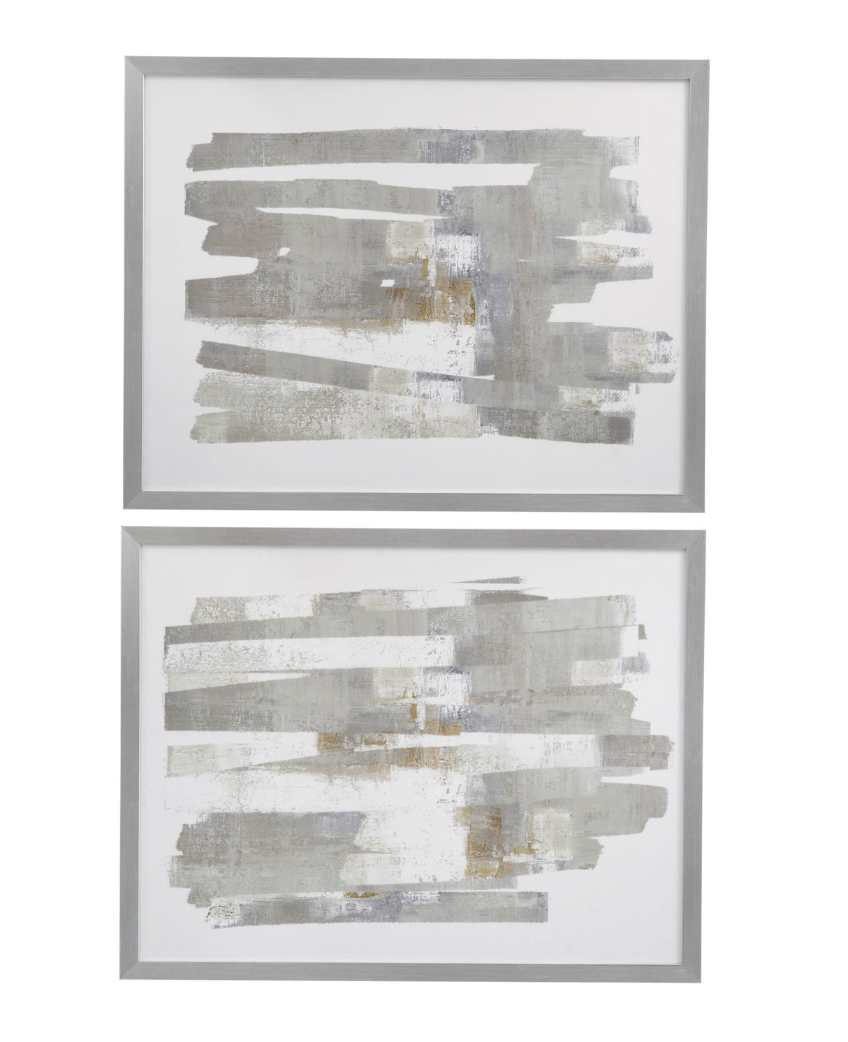 Continuous - II Framed Print - Gray