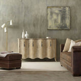 Melange - Draped Credenza - Light Brown