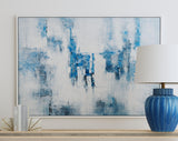 Perdido Framed Canvas - Blue