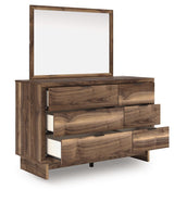 Chirason - Dresser And Mirror - Brown