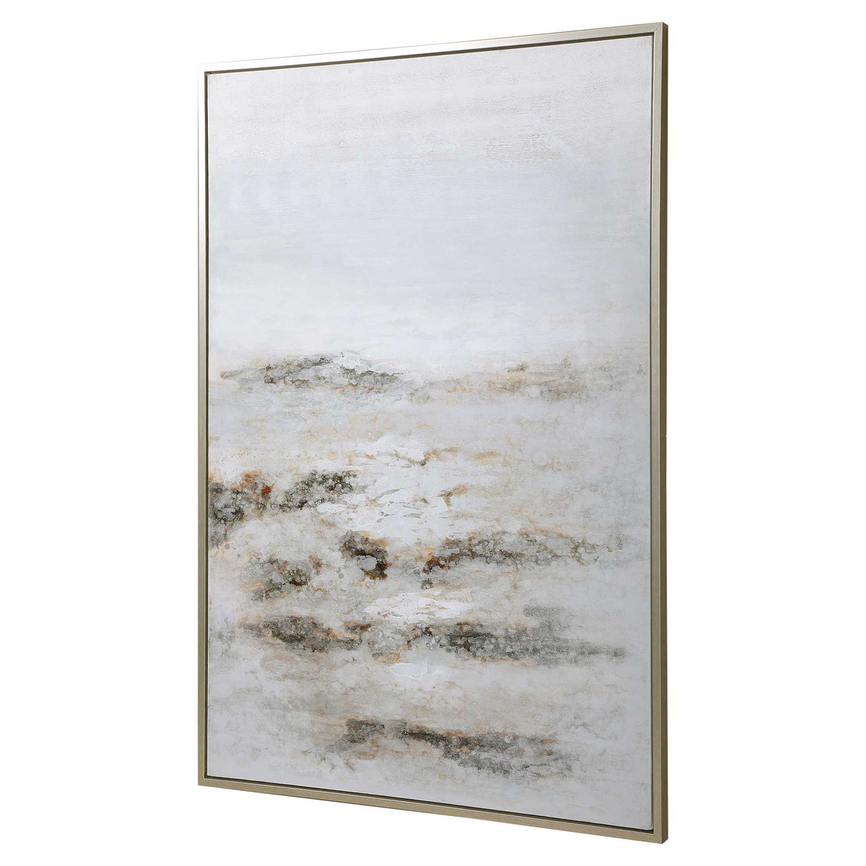 Open Plain - Abstract Art - Blue