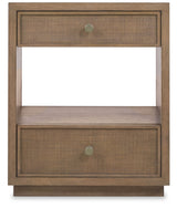 Sonnet - Two-Drawer Nightstand - Dark Gray