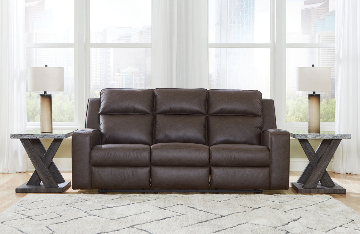 Lavenhorne - Reclining Sofa With Drop Down Table