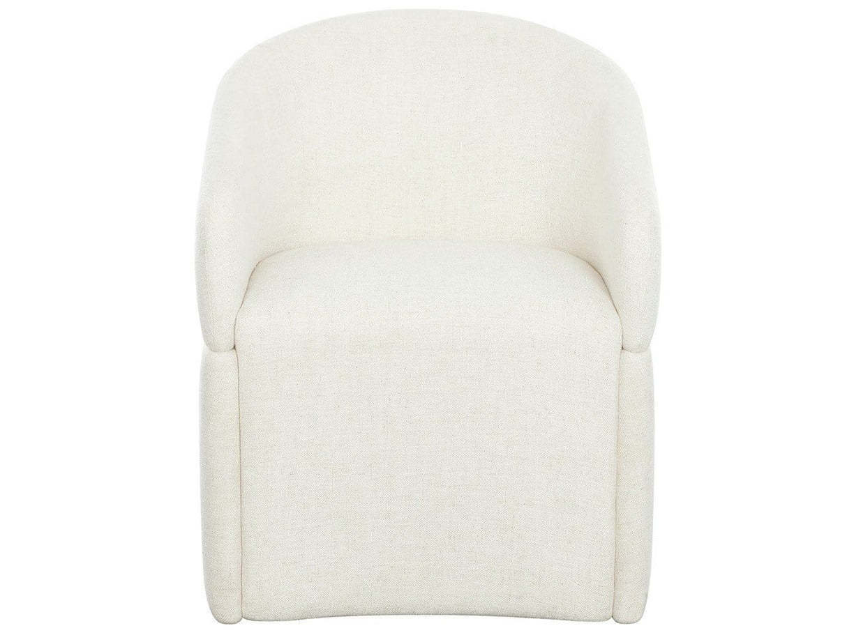 Velora - Upholstered Arm Chair - White