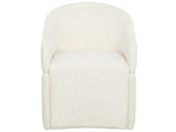Velora - Upholstered Arm Chair - White