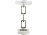 Oasis - Link Accent Table - Bronze / White