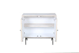 Zooey - Hall Cabinet - White Wash Mango