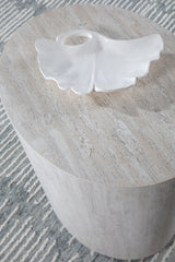 Signature Designs - Cassio Oval Side Table - Gray