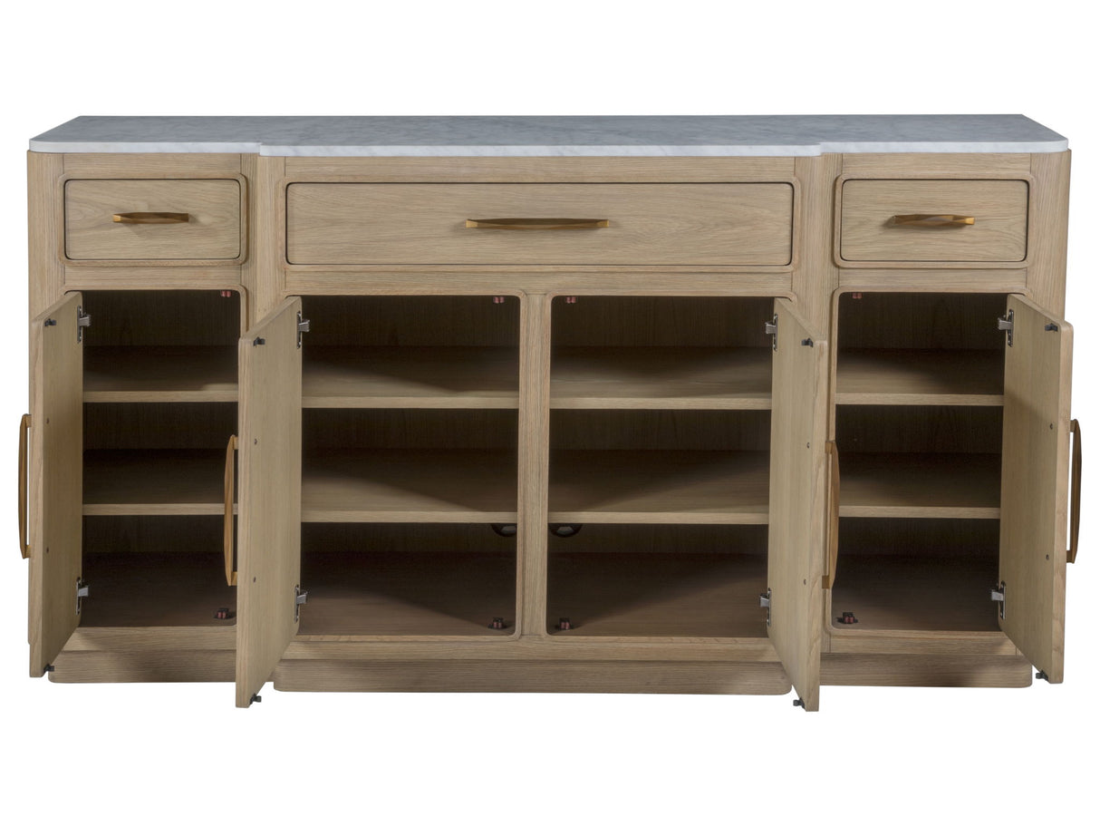 Simpatico - Simpatico Buffet With Marble Top - Light Brown