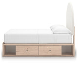 Arloster - Upholstered Panel Bed