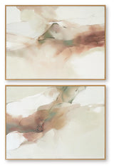 Brettwarth - Wall Art Set (Set of 2) - Green / Blue / Yellow