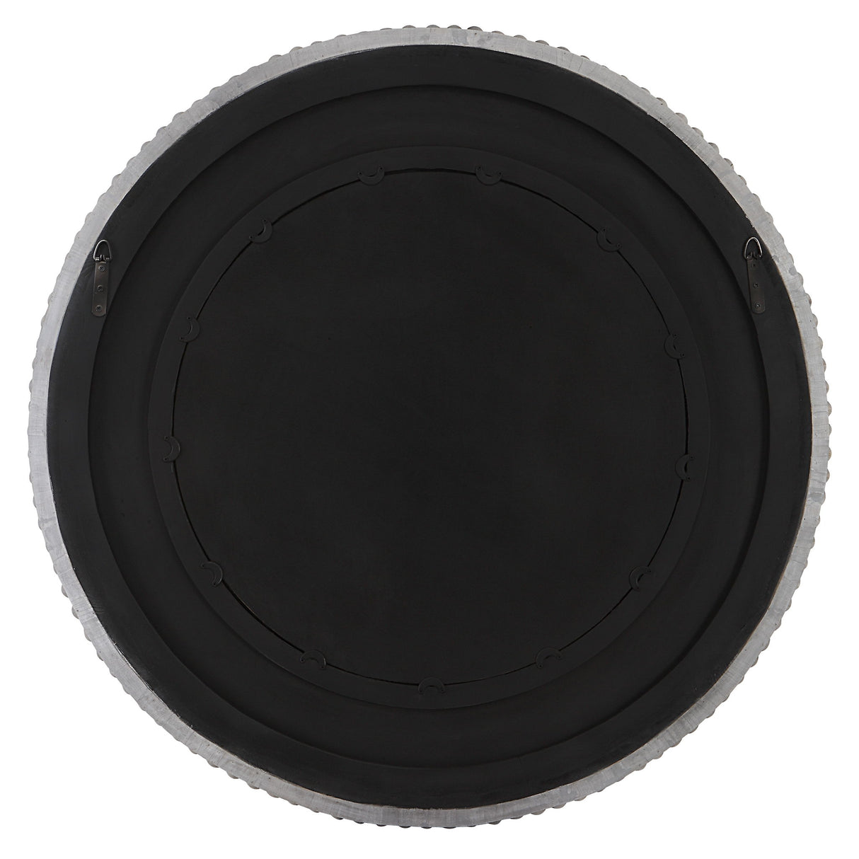 Portside - Round Gray Mirror
