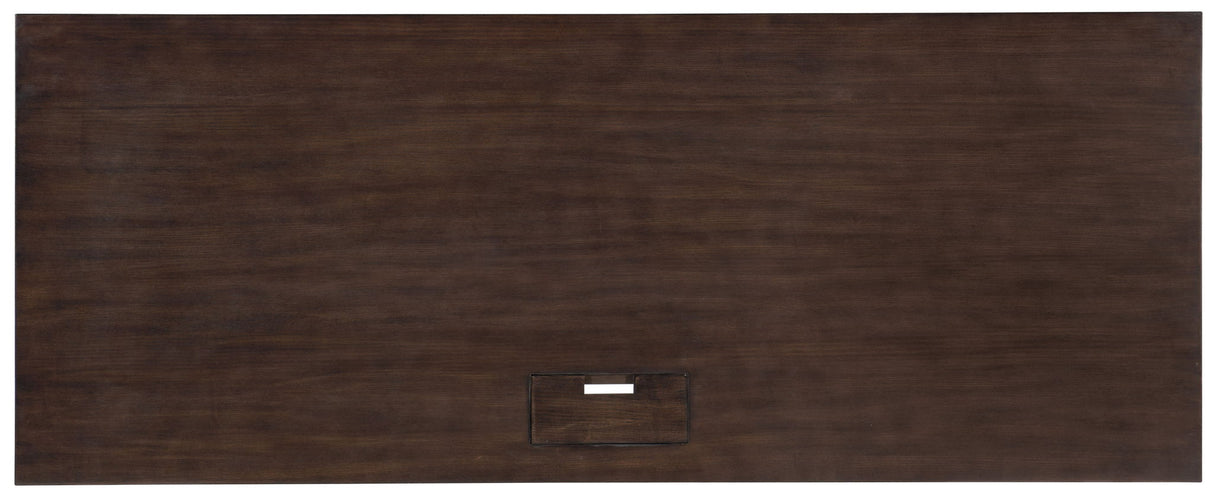 Work Your Way - 60" House Blend Writing Desk - Dark Brown