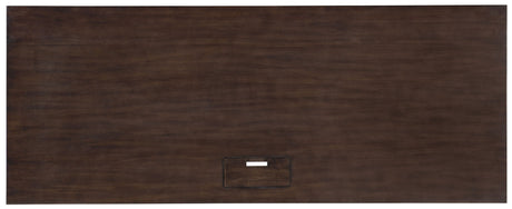 Work Your Way - 60" House Blend Writing Desk - Dark Brown
