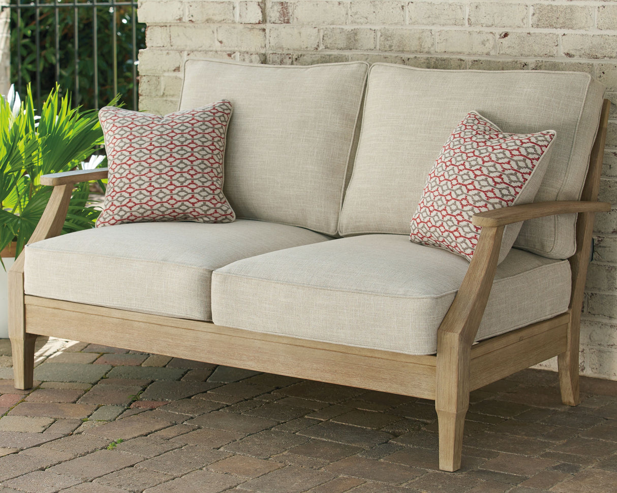 Seabrook Island - Beige - Loveseat w/Cushion