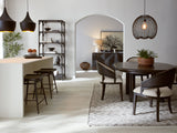 Retreat - Pole Rattan Round Dining Table With 1-20in Leaf
