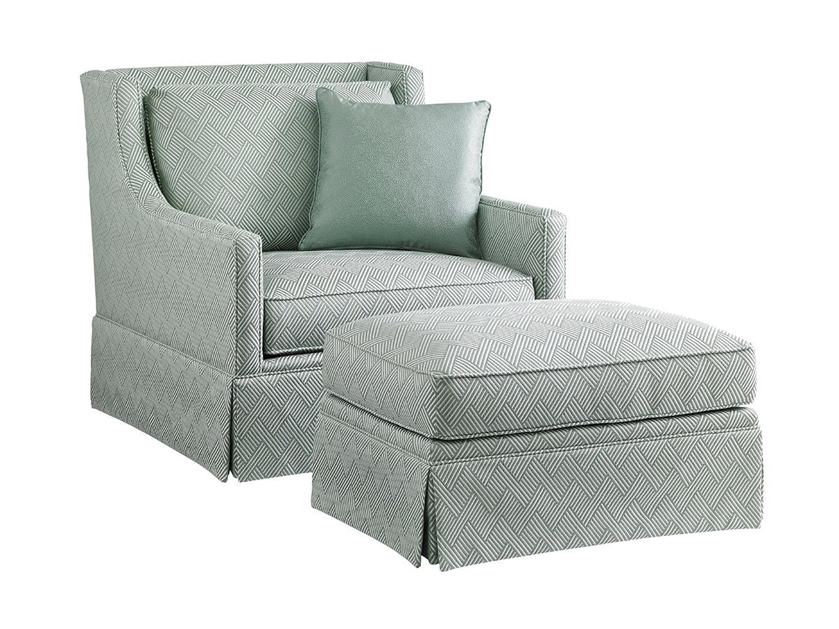 Oyster Bay - Southgate Ottoman - Dark Gray