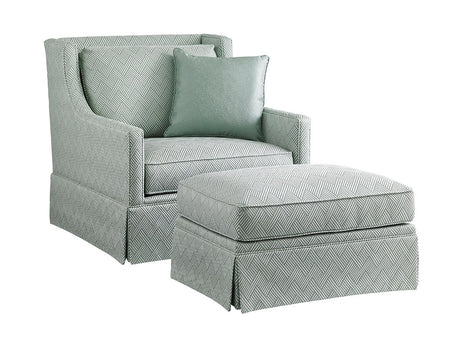 Oyster Bay - Southgate Ottoman - Dark Gray