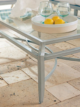 Silver Sands - Rectangular Cocktail Table - Pearl Silver