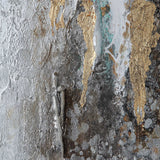 Mountain Mist - Hand Painted Canvas - Gray