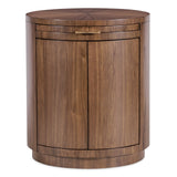 Eleana - Round Nightstand - Medium Wood