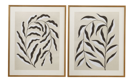 Emerging Weeds I Framed Print - Gray