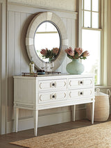 Ocean Breeze - Seacroft Round Mirror - White