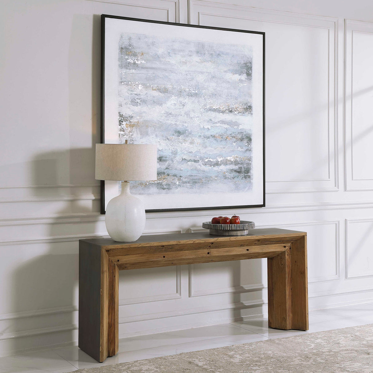 Vail - Reclaimed Wood Console Table - Brown, Dark