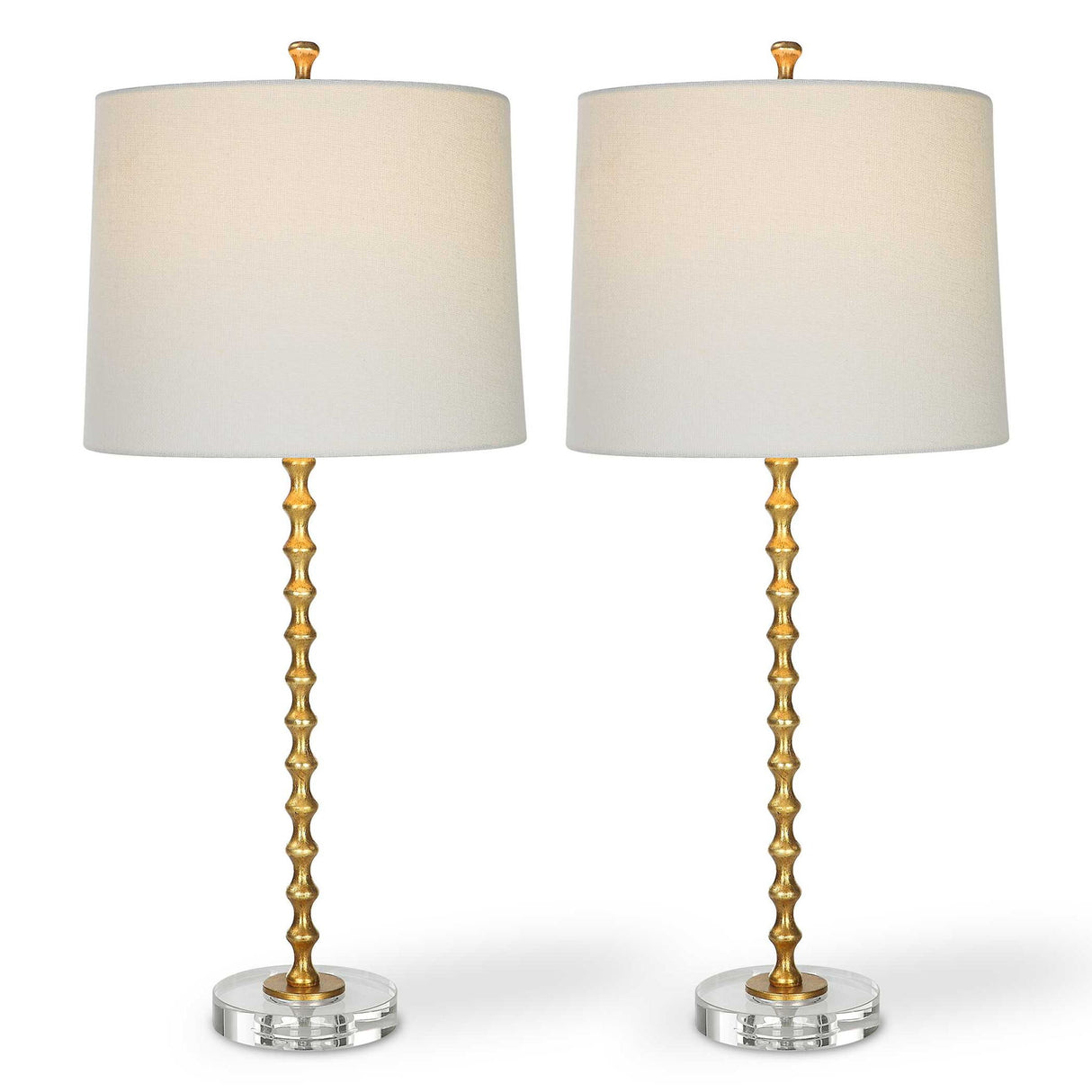 Table Lamp (Set of 2) - Gold Leaf