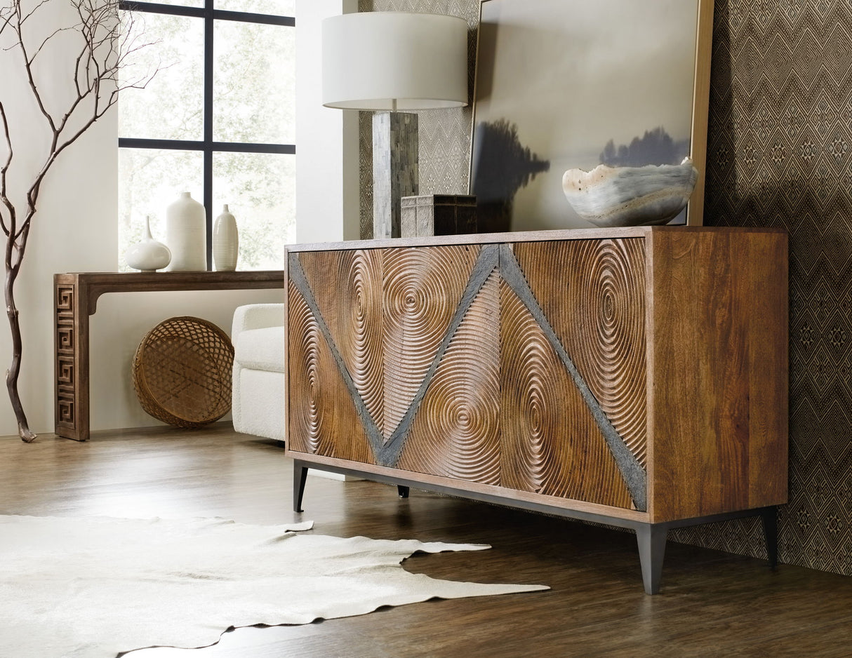 Commerce And Market - Vortex Credenza - Light Brown