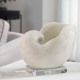Nautilus Shell - Sculpture - White