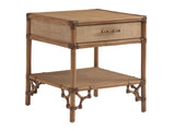 Key Biscayne - Bayfront Rectangular End Table - Light Brown