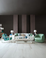 Artistica Upholstery - Veronica Bench Seat Sofa - White
