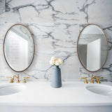 Mirror With Golden Highlights - Dark Bronze