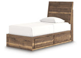 Chirason - Panel Bed With Storage