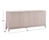 Horizons - Server - Cerused White Oak