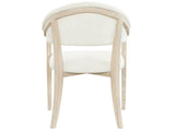 Velora - Arm Chair - White / Light Brown