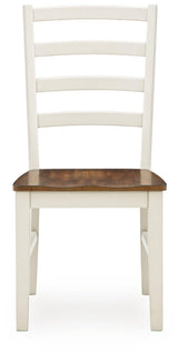 Brinfern - Dining Room Side Chair (Set of 2) - Brown / Antique White