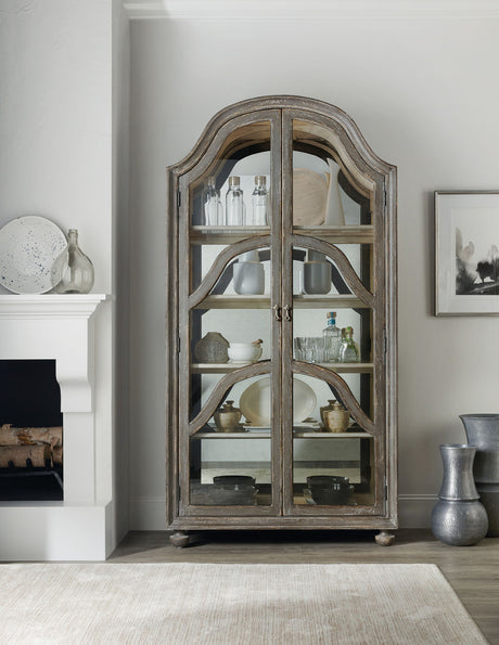 Alfresco - Costa Display Cabinet - Dark Gray