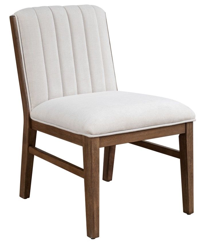 Palmer - Dining Chair - Burnished Oak / Cream
