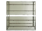 Avaline - Jordan Cocktail Table - Pearl Silver / Black