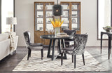 Chapman - Shou Sugi Ban Petite Round Dining Table