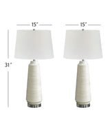 Combs - Table Lamp - Cream