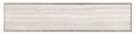Melange - Sabre Console Table - Pearl Silver