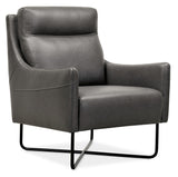 CC - Efron Club Chair With Black Metal Base