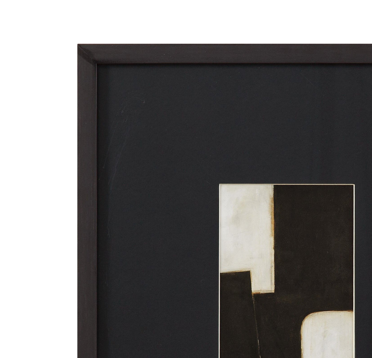 Desert Fragments VI Framed Print - Black / White